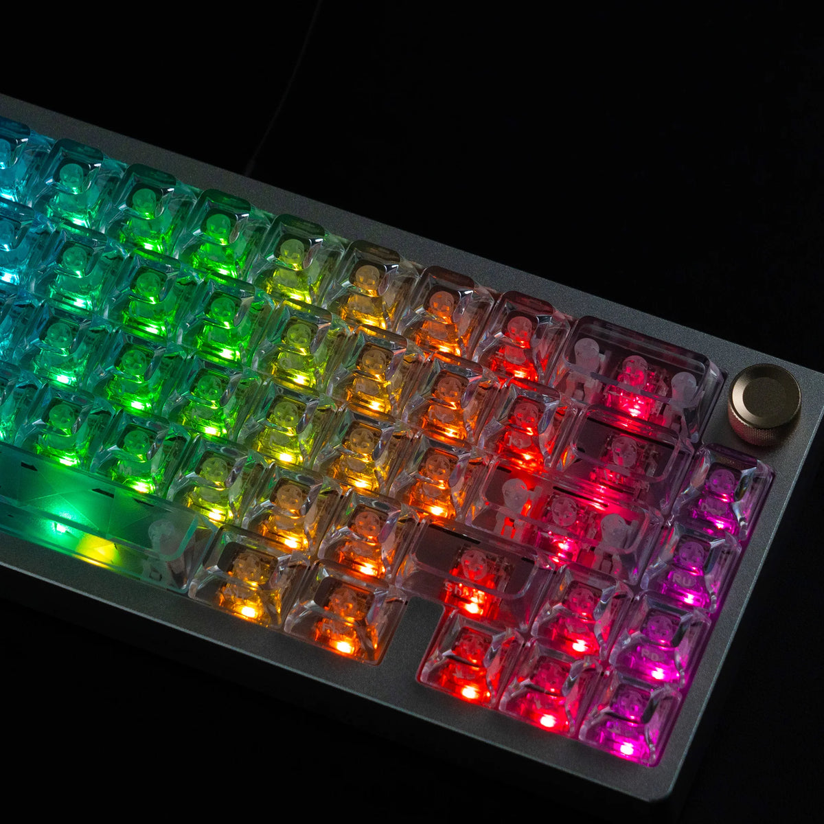 Keycap Set – Ice Cube – ASA Profile – Transparent | KIMLUD