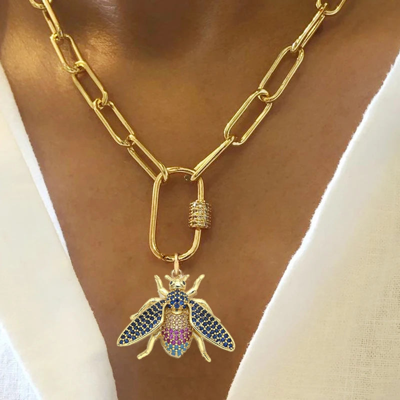 Copper Orla Coin Pendant Necklace — Copper | KIMLUD