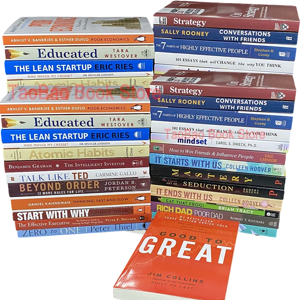 27 Books English Original Poor Dad Rich Dad Investment Philosophy Economic Management Business Review Full Set Livre Livro Novel - KIMLUD