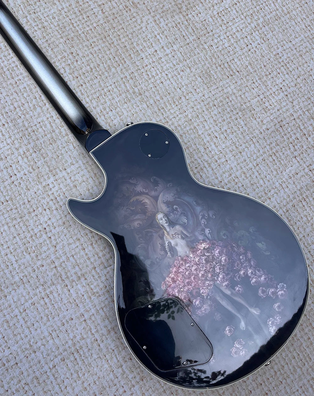 Mahogany Body Six-String Guitar Art Collection Finish — Midnight Blue | KIMLUD