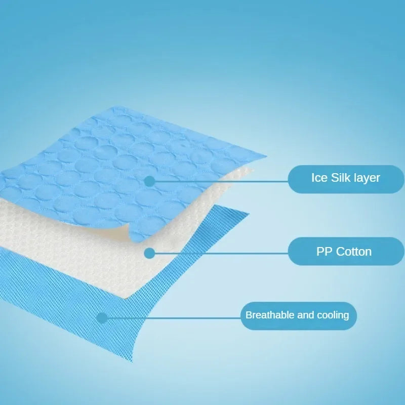Dog Mat Cooling Summer Pad For Dogs Cat Blanket Sofa Breathable Pet Bed Washable For Small Medium Large Dogs