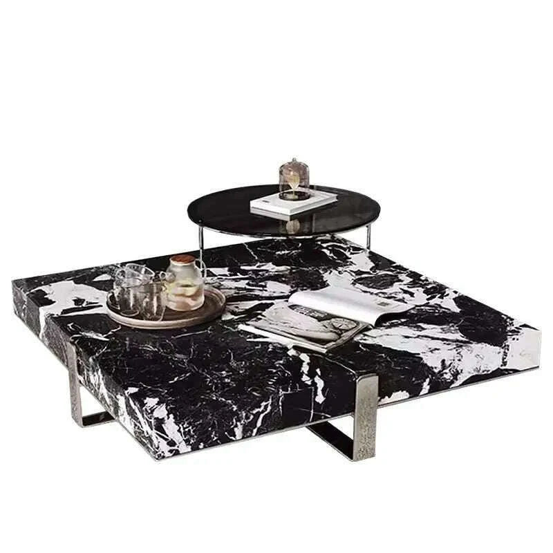 italian-minimalist-square-coffee-table-black-white-stone-top-heat-resistant-easy-clean-sturdy-compact-designer-set-kimlud-kimlud-33921497