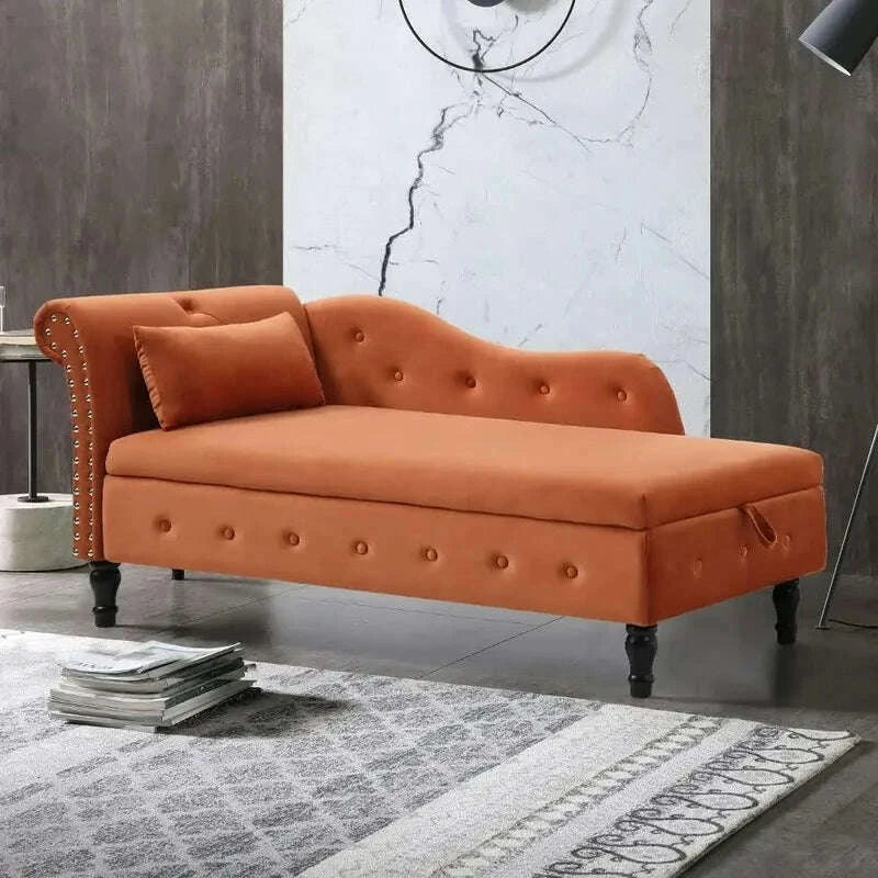 606-velvet-tufted-indoor-storage-chaise-lounge-chair-right-arm-rolled-arm-design-with-hidden-storage-spacekimlud-womens-fashion-34604470