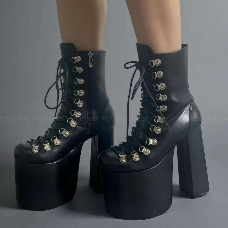 kimlud-women-sexy-ankle-boots-platform-shoes-chunky-heel-short-boots-round-toe-metal-buckle-decor-zipper-punk-style-dance-boots-kimlud-womens-clothes-35043886
