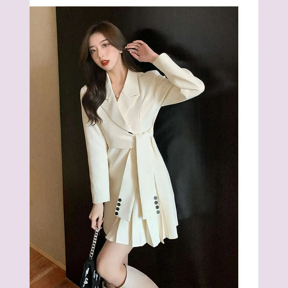 2022-autumn-office-sashes-bandage-waist-tie-blazer-dress-women-long-sleeve-notched-collar-pleated-irregular-mini-vestidos-kimlud-kimlud-33915571