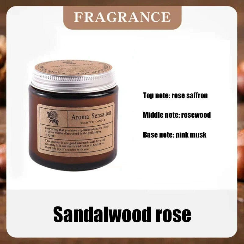 KIMLUD, Smokeless Aromatic Scented Candle Handmade Soybean Wax Candles Festival Wedding Birthday Party Gift Glass Cup Home Decoration, KIMLUD Womens Clothes