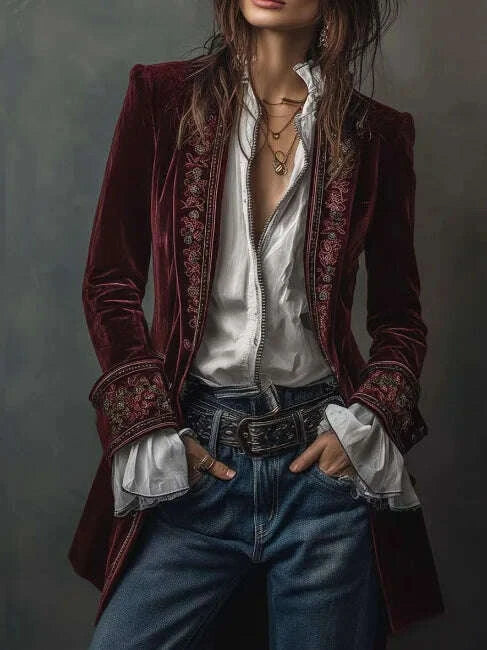 long-sleeve-womens-outercoat-causal-autumn-winter-elegant-patchwork-velvet-slim-coat-vintage-pattern-print-cardigan-jacketskimludkimlud-35572259