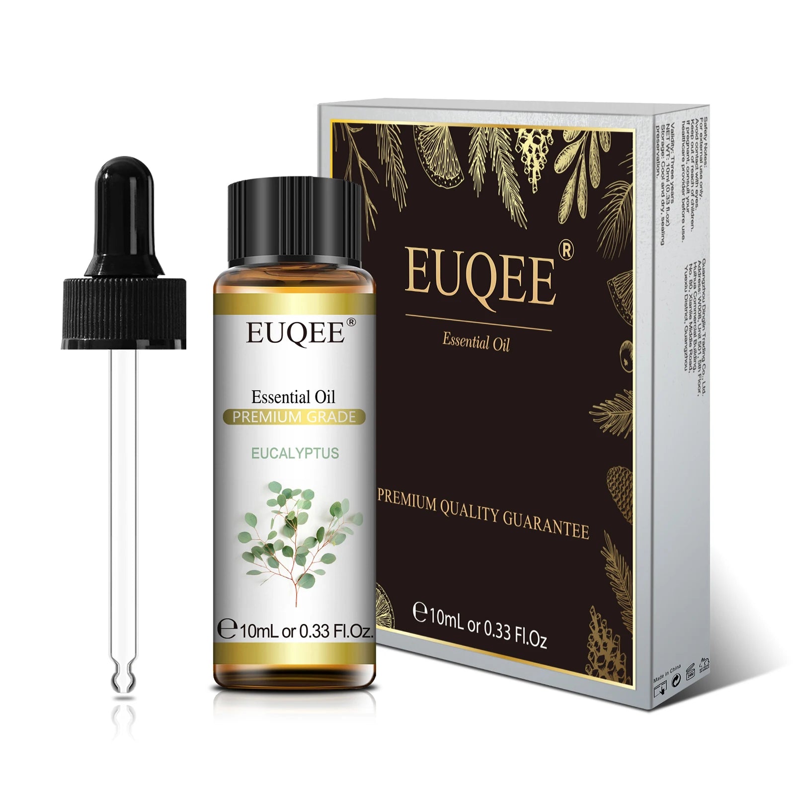 Amber Glass Essential Oil Blend Peppermint Palo Santo Bergamot Eucalyptus Lavender Cinnamon Cedarwood — Amber | KIMLUD