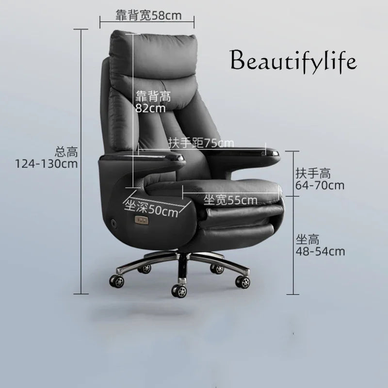 Zero Gravity Executive Chair Ergonomic Rolling — Taupe | KIMLUD