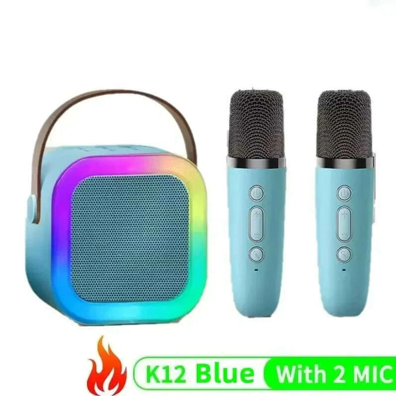 k12-bluetooth-karaoke-machine-portable-53-pa-speaker-system-with-1-2-wireless-microphones-home-family-singing-childrens-gifts-kimlud-kimlud-33915512