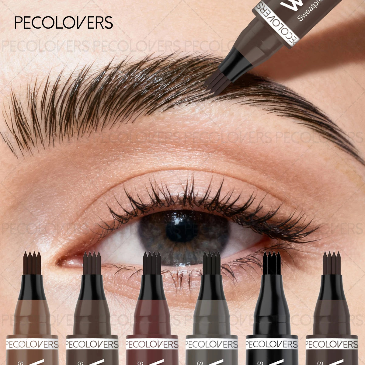 Eyebrow Pen – Long-Lasting Waterproof – Brow Pencil – Brown | KIMLUD