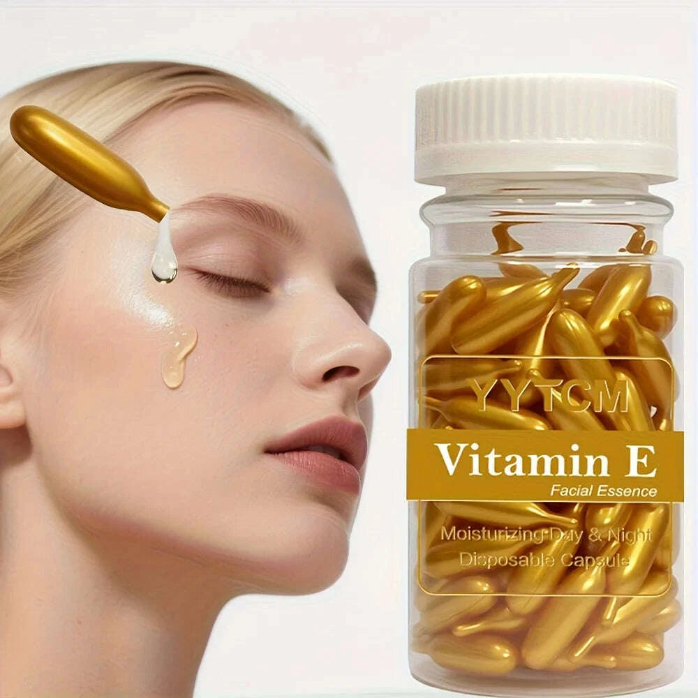 KIMLUD, Vitamin E Serum Capsules, Single-Use Essence Capsules, Hydrating and Moisturizing Facial Skin, 90 Capsules/Bottle - 1 Bottle, KIMLUD Womens Clothes