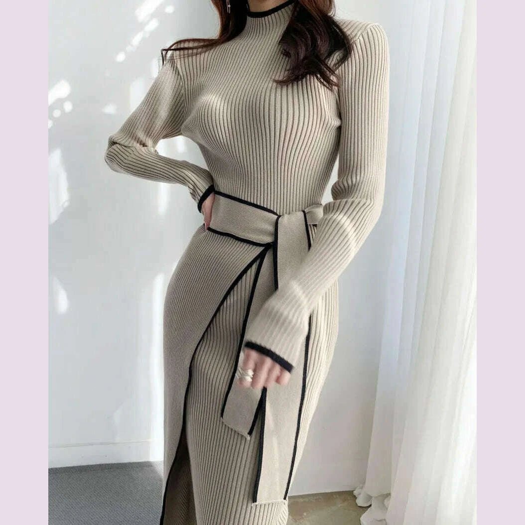 elegant-stand-collar-contrast-bandage-long-sleeve-women-knitted-dress-autumn-korean-fashion-casual-knit-bodycondresses-vestidos-kimlud-kimlud-33912090
