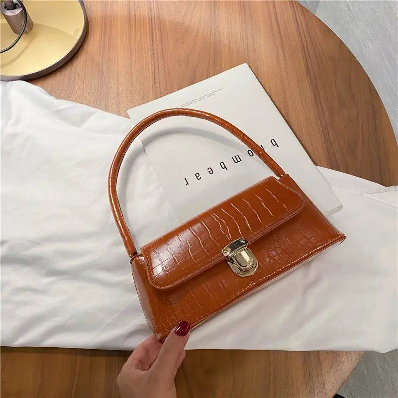 Luxury Design Crossbody Bags for Women 2026 New Fashion Brand Women's Underarm Shoulder Bag Solid Color Ladies Handbag and Purse
