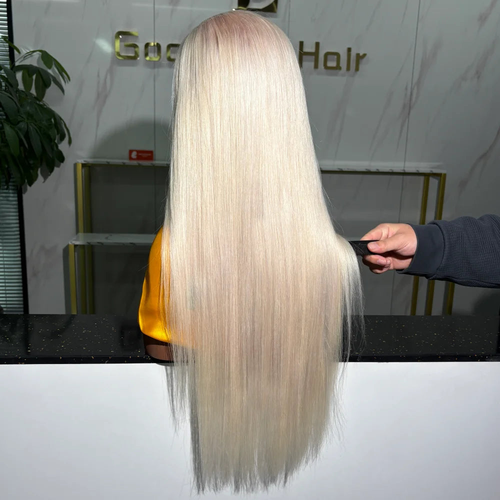 Lace Front Wig – 13x6 – Remy Hair – Platinum Blonde | KIMLUD