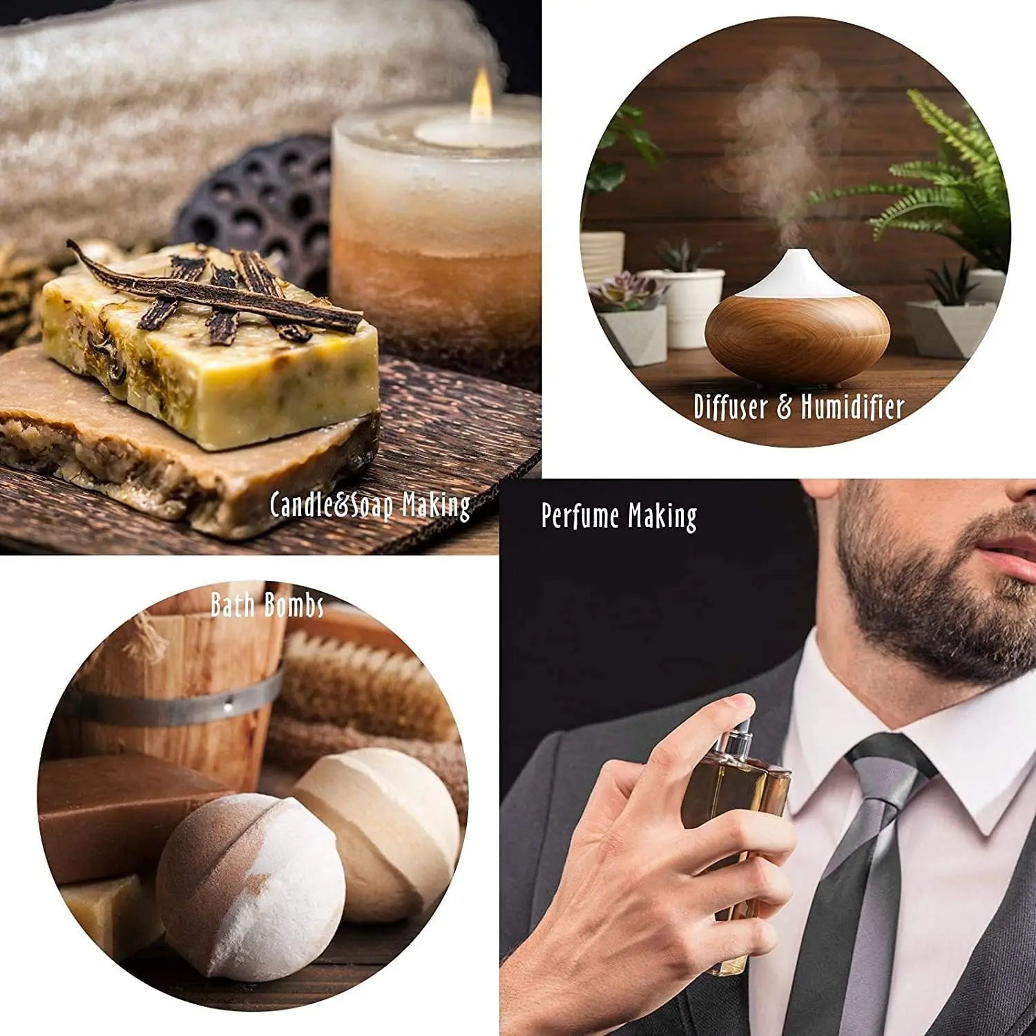 Leather Amber Vanilla Musk Car Diffuser Oil For Refined Road Ambience Amber Romance — Amber | KIMLUD