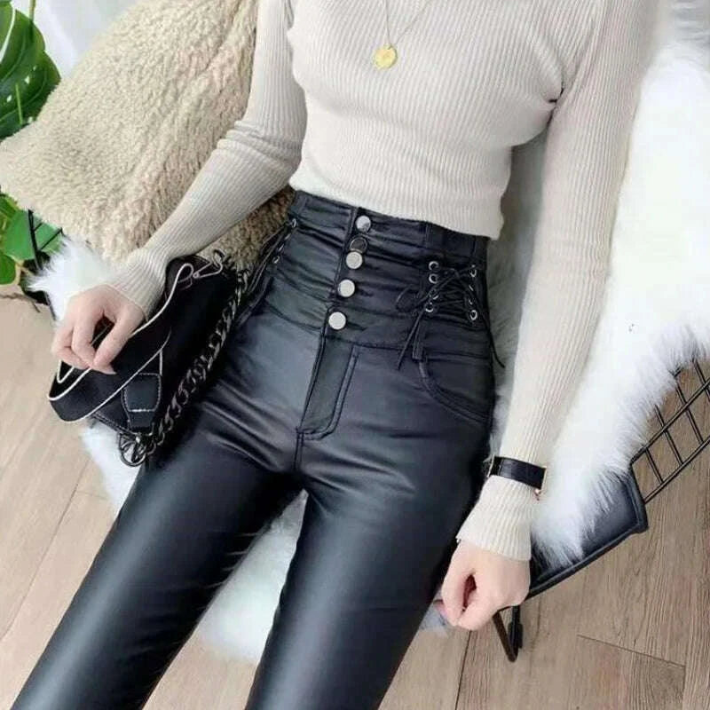 women-high-waisted-faux-leather-pants-pu-leggings-single-breasted-plus-velvet-matte-skinny-leggings-black-sexy-pencil-pants-c275kimlud-womens-fashion-34618516