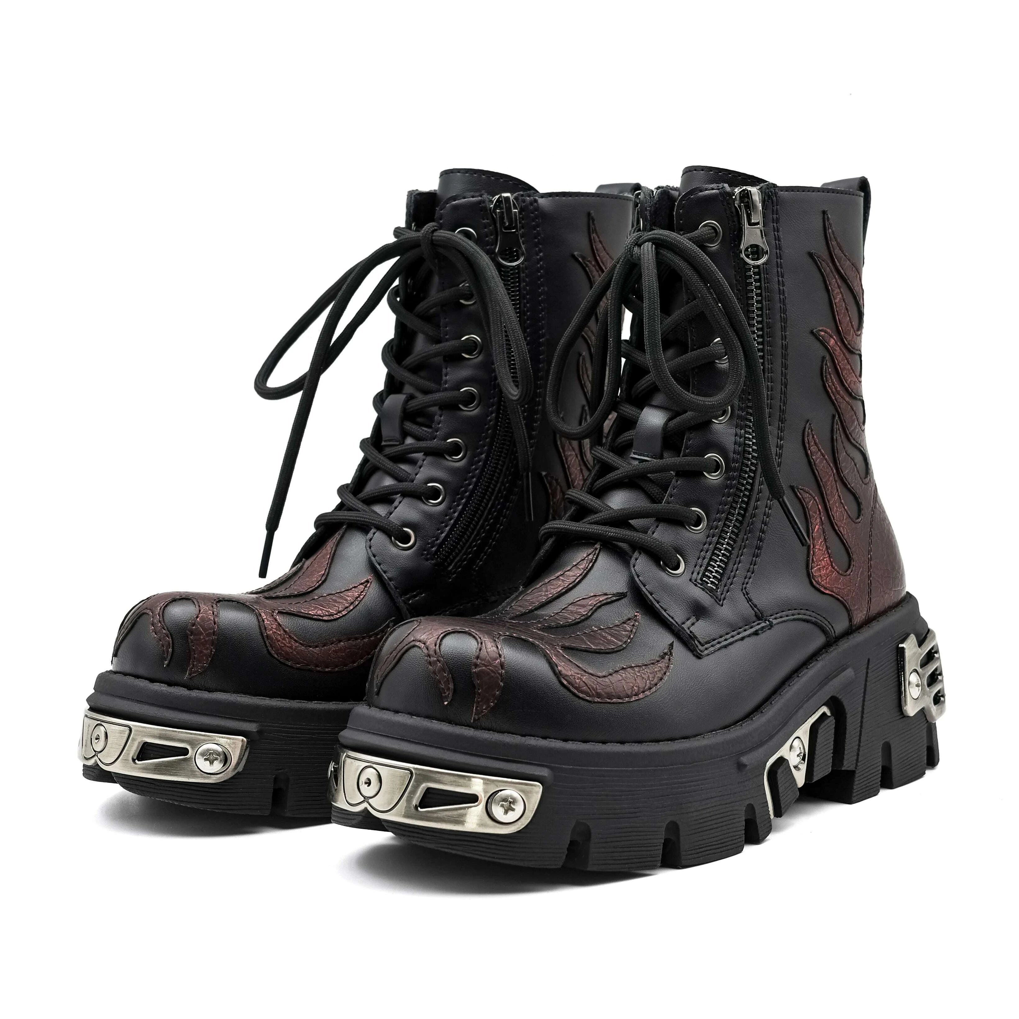 2025-new-punk-women-platform-ankle-boots-females-rock-round-toe-lace-up-fashion-retro-chunky-shoes-metal-decor-short-bootskimludkimlud-35573565