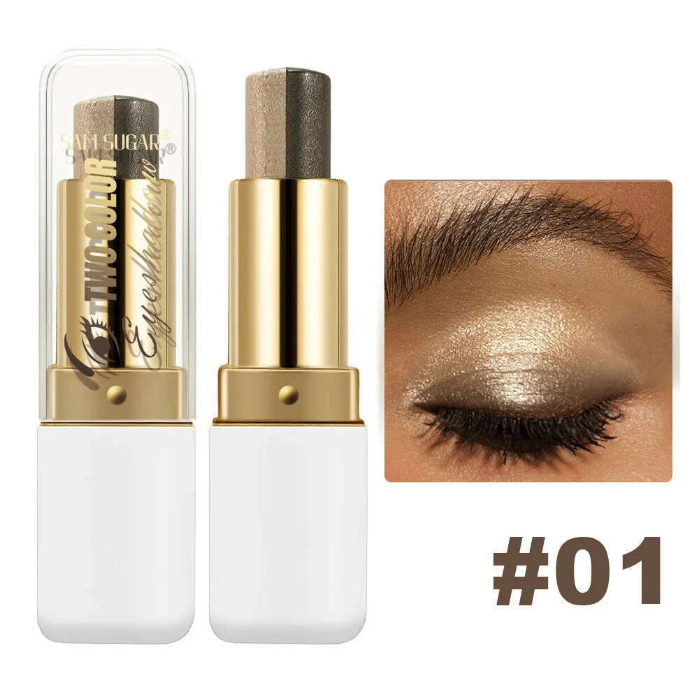 double-color-eyeshadow-stick-glitter-highlight-shadow-stick-eye-makeup-waterproof-lasting-shimmer-metallic-eyeshadow-makeupkimlud-womens-fashion-34620404