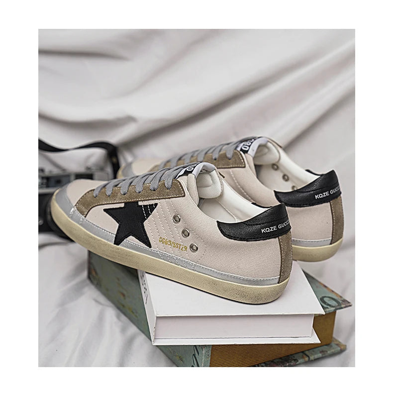 Comfortable Fashion Classic Spring Height-Increasing Two-Layer Cowhide Casual Couple Men's TrendSneakers35-45High-Quality Summer
