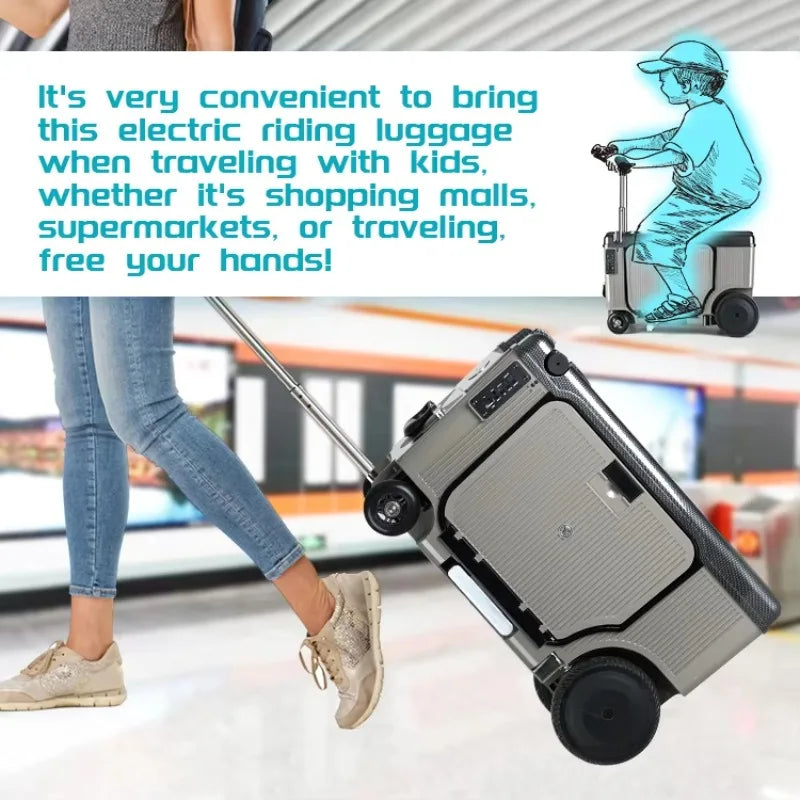 202520inch Electric Luggage Travel Riding Suitcase The Mobility Scooter With TSA
