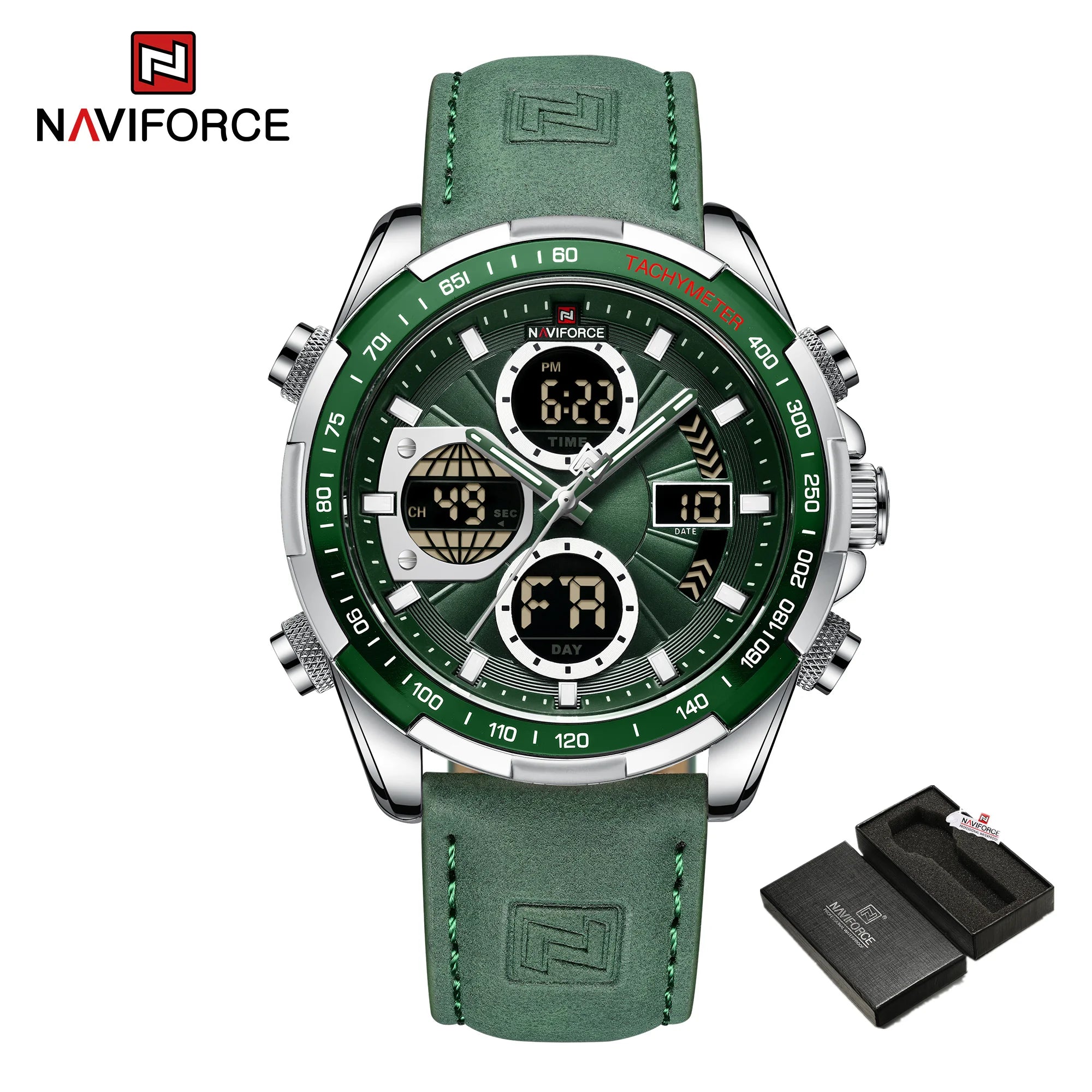 NAVIFORCE Fashion Military Watches for Men Luxury Original Sports Chronograph Watch Waterproof Quartz Clock Digital WristWatch
