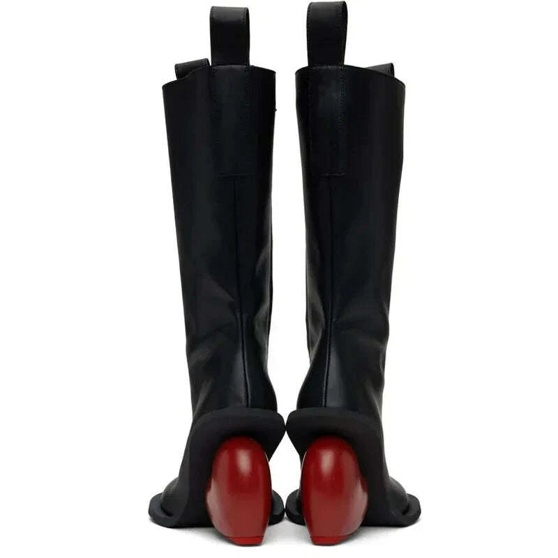 kimlud-new-retro-sexy-round-toe-peach-heart-heel-side-zipper-knee-high-boots-european-american-fashion-show-color-blocked-womens-boots-kimlud-womens-clothes-35044477