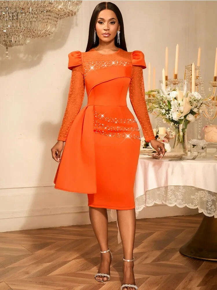 orange-midi-party-dresses-for-women-o-neck-beaded-lace-long-sleeve-patchwork-slim-fit-high-waist-evening-event-gowns-dresskimlud-womens-clothes-35084084