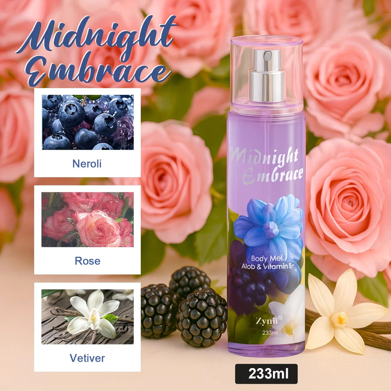 Floral Long-Wear Fragrance Mist — Blush Pink | KIMLUD