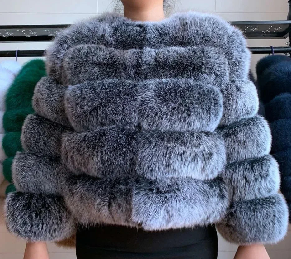 Faux Fur Coats Women Short Coat Jackets Elegant Jacket Autumn Winter Y2k Furry Outerwear Mom Splice Thick Warm Coffe Coats