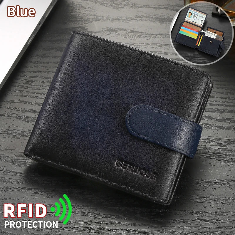 Wallet – RFID Protection – Genuine Leather – Compact | KIMLUD