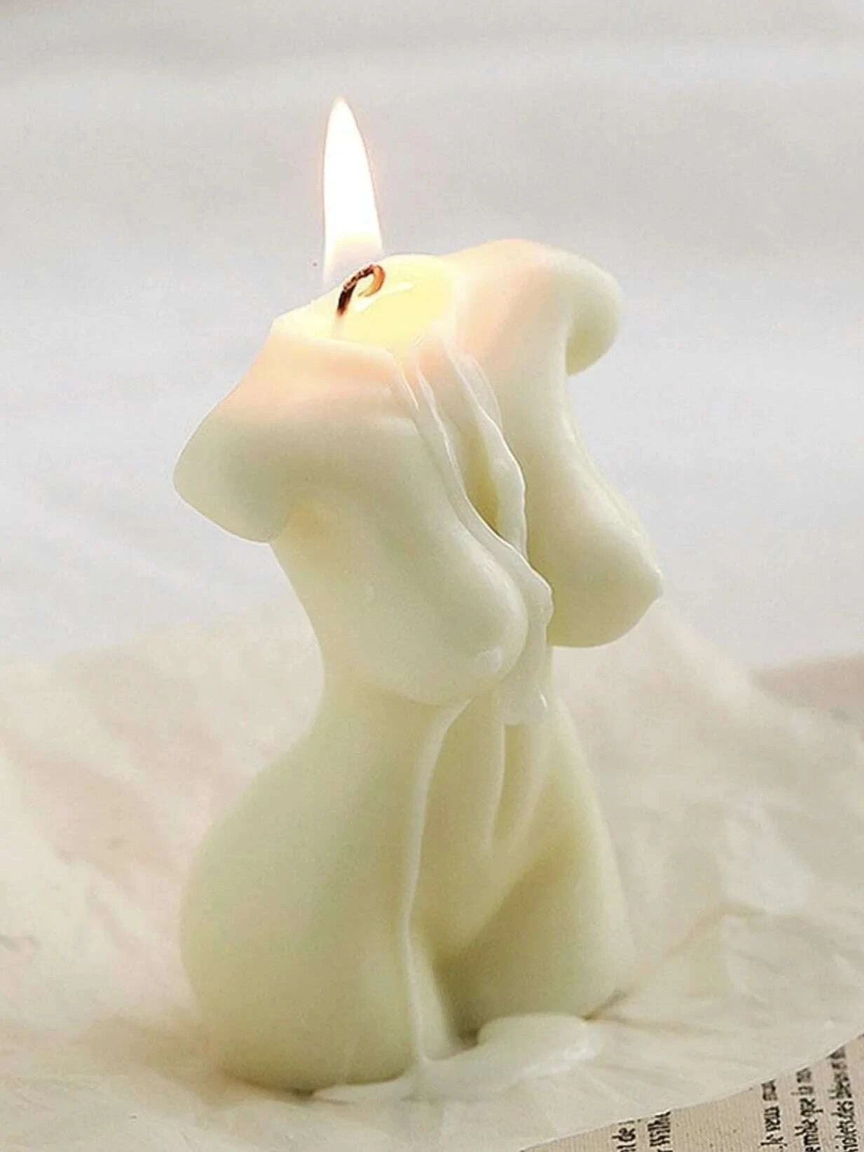 KIMLUD, 1pc Women's Body Shape Aromatherapy Candle Home Decoration Candle Human Sculpture Candle, KIMLUD Womens Clothes