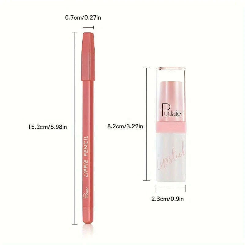2pcs-glitter-lipstick-and-matte-lip-liner-set---nude-pink-lip-makeup-kit---long-lasting-waterproof-creamy-texture-for-women-kimlud-kimlud-33918213
