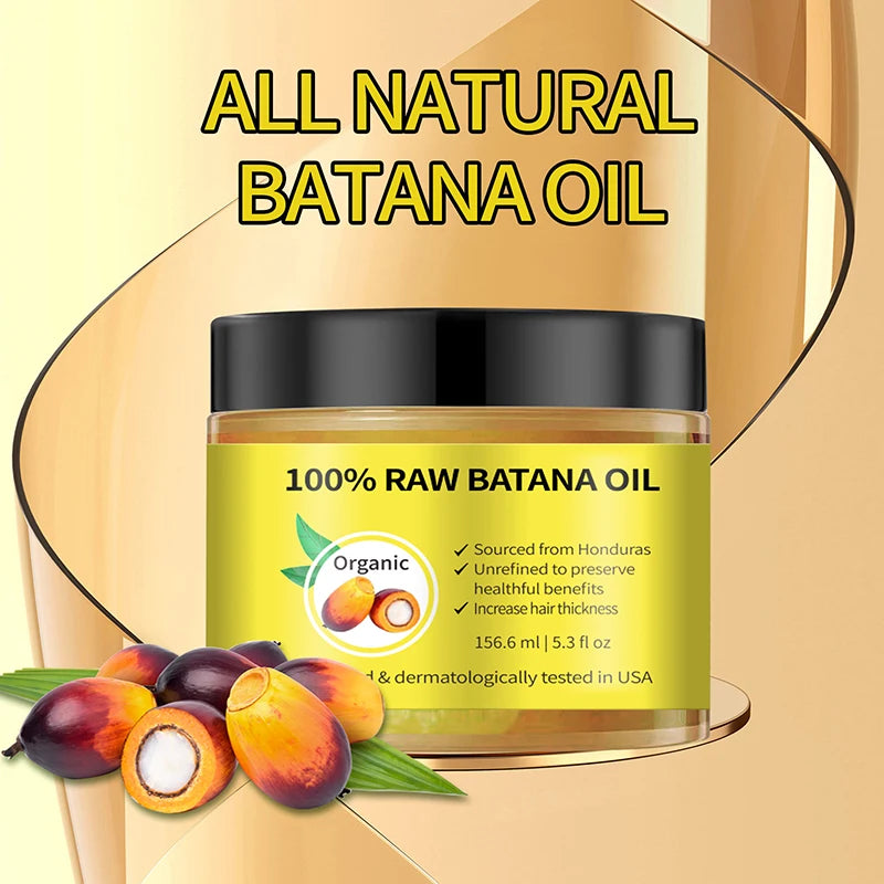 Batana Oil Conditioner Palm Enriched Hair Care — Yellow-Gold | KIMLUD