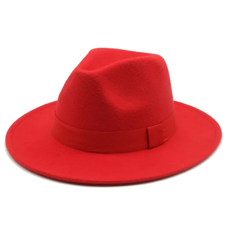 Fedora Hat – Unisex Decorative – Cotton-Polyester | KIMLUD