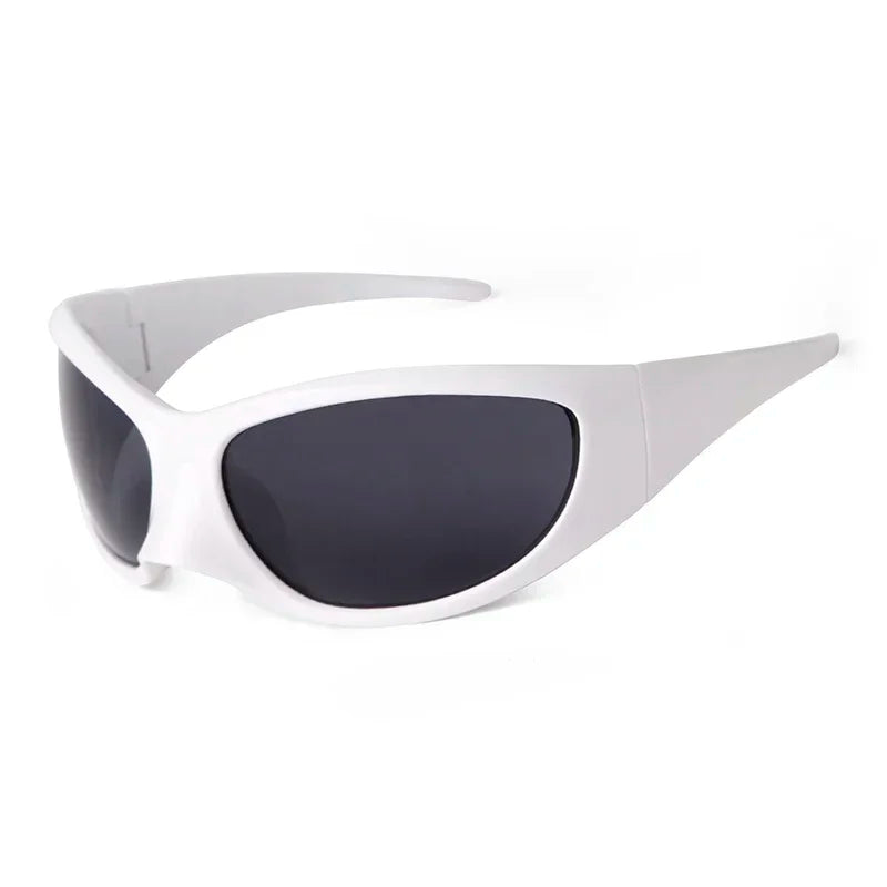 Plastic Oversized Frame Sunglasses — Black | KIMLUD
