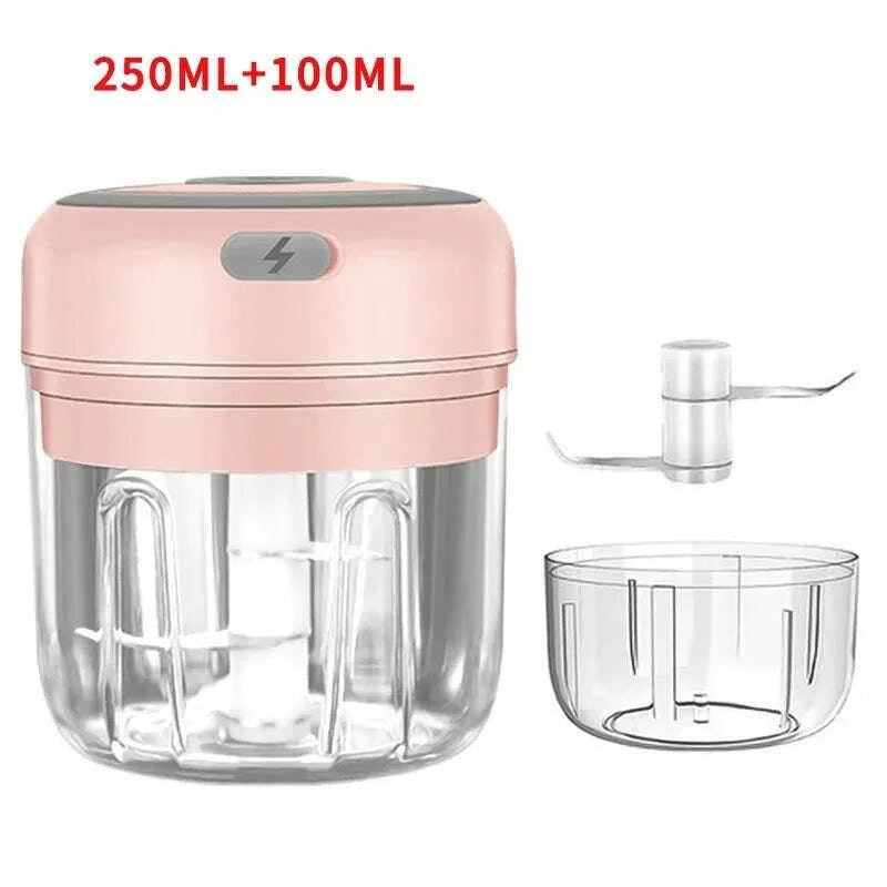 250ml-stainless-steel-electric-garlic-chopper-sturdy-durable-garlic-ginger-kitchen-shredder-mini-tool-food-chopperkimlud-womens-fashion-34615051