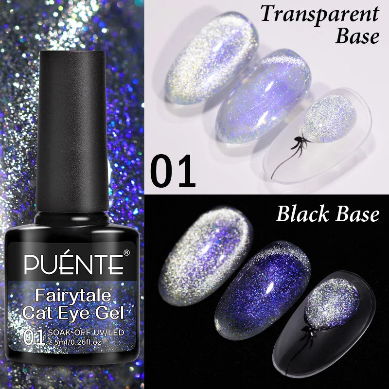 Reflective Glitter Gel Nail Polish Multidimensional Holographic Sparkle, UV-Curable Finish — Pink Lilac | KIMLUD
