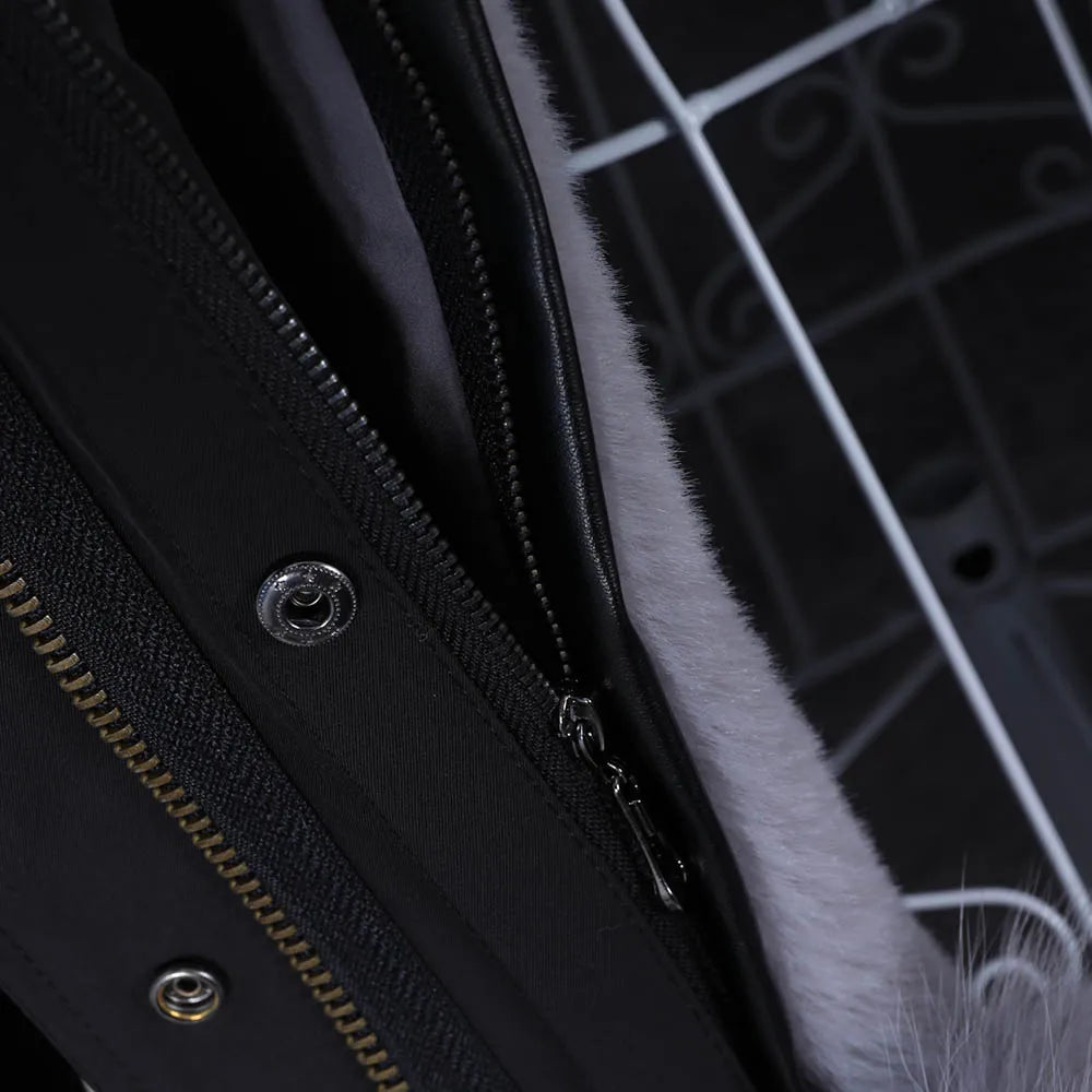 2023 Super Hot Winter Jacket Hooded Long Overcoat Parkas Female Clothes Removable Real Fox Fur Collar Coats Woman