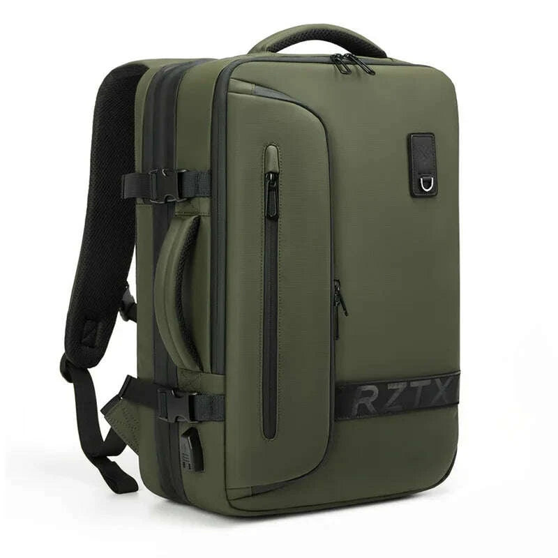 KIMLUD, Travel Men Expanded Laptop Backpack vacuum compression hiking Backpack USB charging Business Large Capacity Backpack For Pumps, KIMLUD Womens Clothes