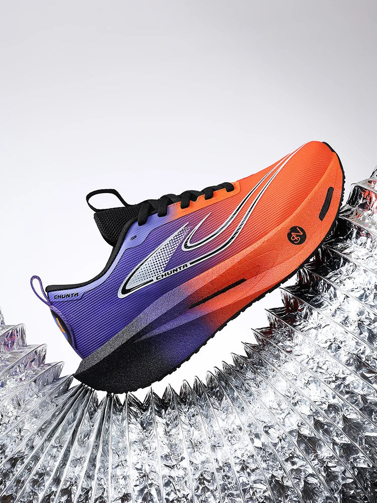 Men Sports Running Shoes Carbon Plate Marathon Breathable Lightweight Women's Comfortable Athletic Nonskid Walking Sneaker