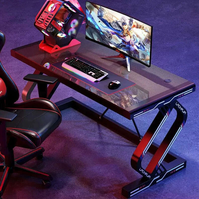 carbon-fiber-gaming-desk-computer-desk-with-tempered-glass-top-reinforced-steel-frame-modern-gamer-desk-home-office-furniturekimludkimlud-35573219