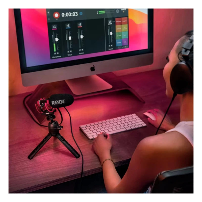 Rode Microphone Broadcast-quality compact shotgun mic VideoMic GO II for all forms of content creation with camera,smartphone