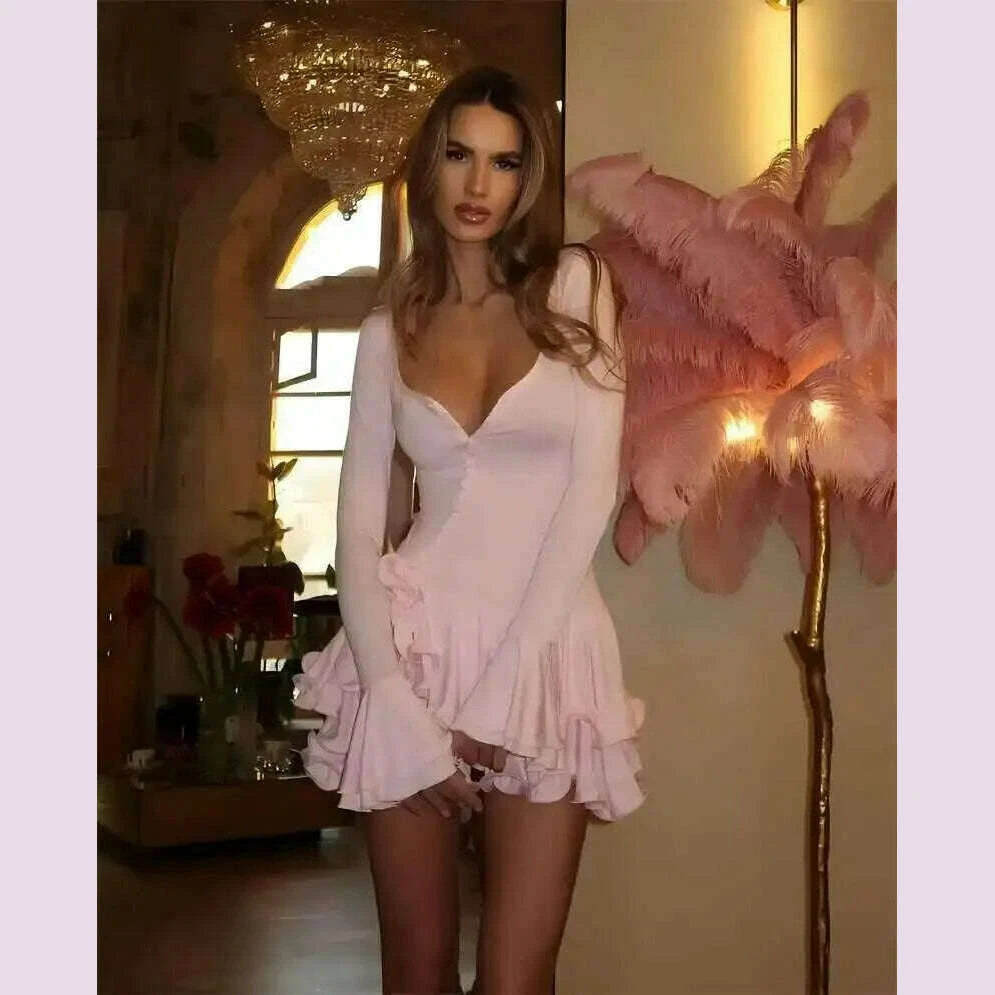 blifanbo-flare-sleeve-ruffle-sexy-v-neck-mini-dress-women-robe-irregular-single-breasted-high-waist-slim-a-line-club-dresskimlud-womens-fashion-34606152