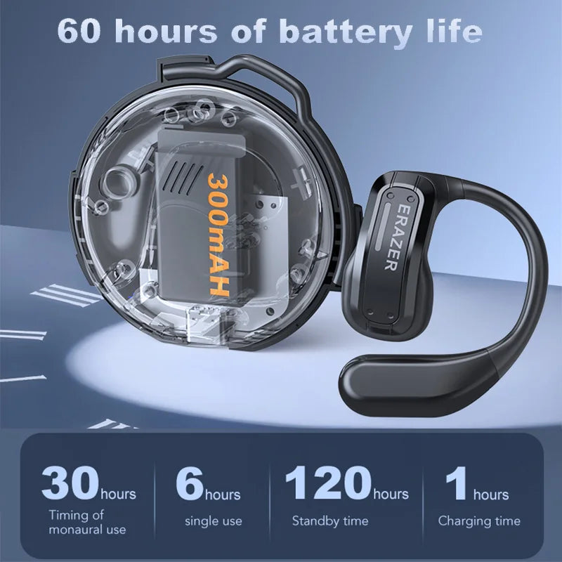 Sleek AI Translator Earbuds X8 With Low Latency Gaming Bluetooth 5.4 — Black | KIMLUD
