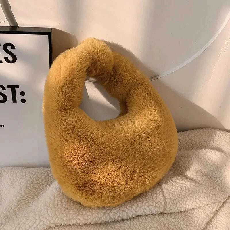 solid-color-plush-dumpling-bag-handbag-niche-design-small-phone-bag-korean-style-tote-bag-faux-rabbit-fur-handbag-womenkimludkimlud-35556931