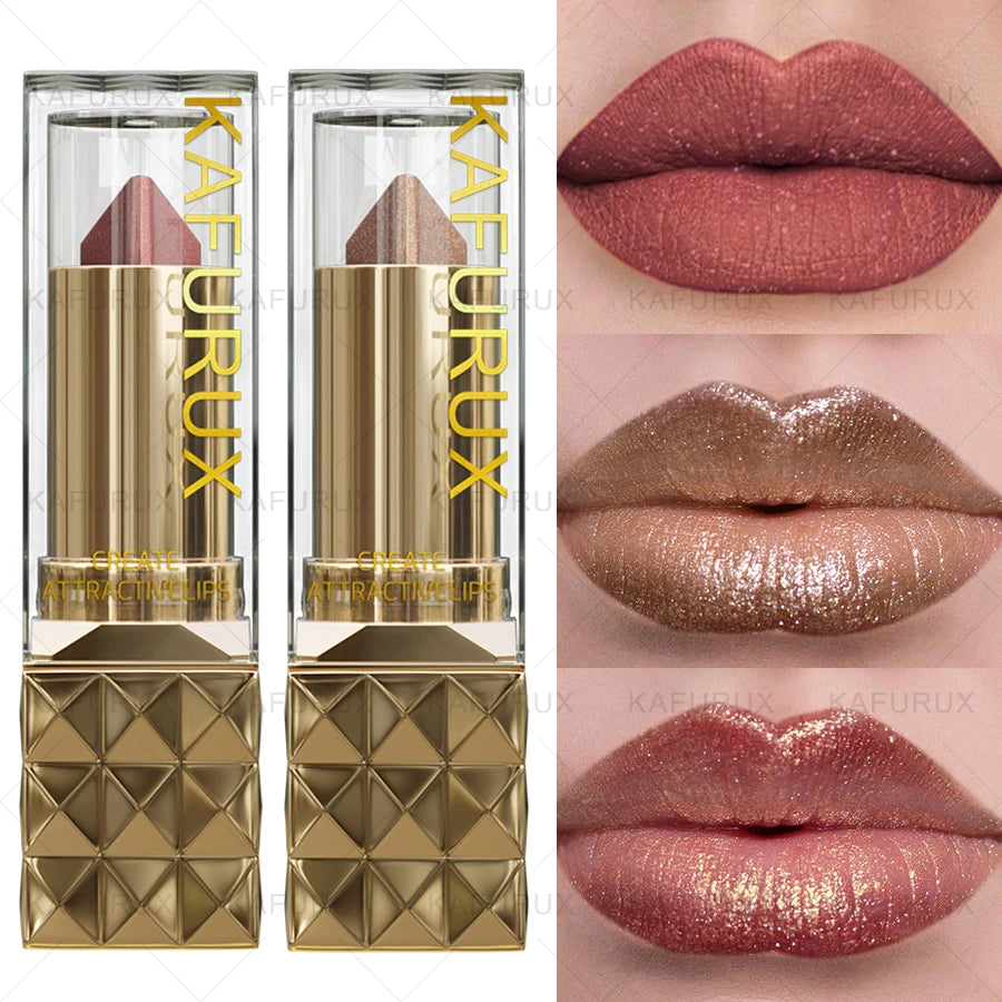 Lipstick – Two Tone Glitter – Red | KIMLUD