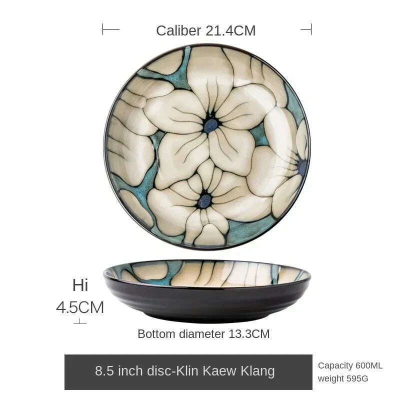 chinese-style-ceramic-deep-plate-household-salad-plate-disc-personality-plate-creative-old-fashioned-hand-painted-tableware-kimlud-kimlud-33911119