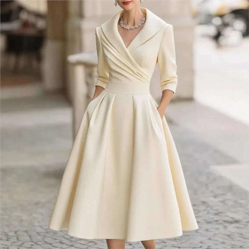 womens-fashion-dress-new-style-v-neck-waist-hugging-makes-you-look-slim-and-elegant-long-sleeves-maxi-prom-dresses-for-womenkimlud-womens-fashion-34618242
