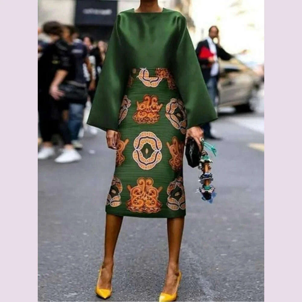 krismile-women-spring-printed-midi-dresses-2024-fashion-long-sleeves-round-neck-midi-dresses-vintage-green-dresses-kimlud-kimlud-33911818